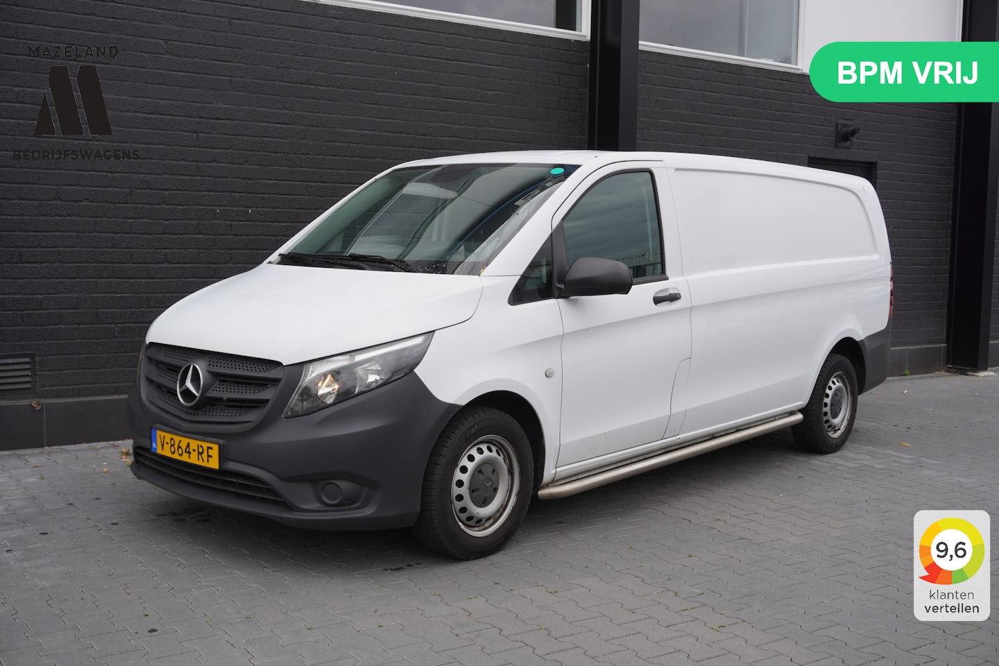 Mercedes-Benz Vito - 111 CDI XL EURO 6 - Airco - Camera - Laadbrug - € 10.900,- Excl. - AutoWereld.nl