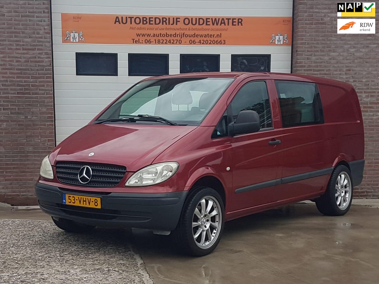 Mercedes-Benz Vito - 109 CDI 320 Lang DC Amigo luxe 109 CDI 320 Lang DC Amigo luxe - AutoWereld.nl