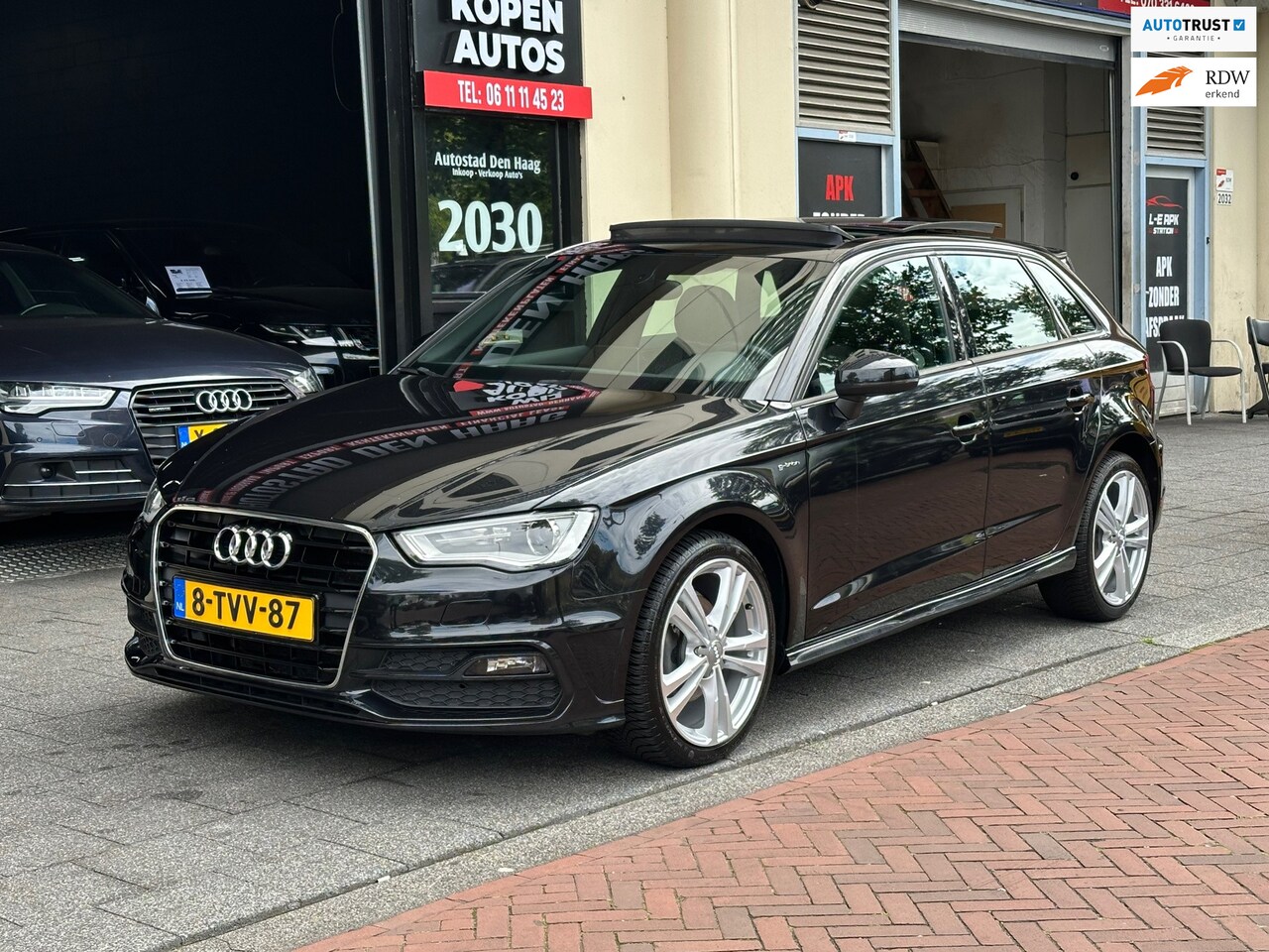 Audi A3 Sportback - 1.4 TFSI Ambition Pro Line g-tron Aut Leer Clima Navi Pano - AutoWereld.nl