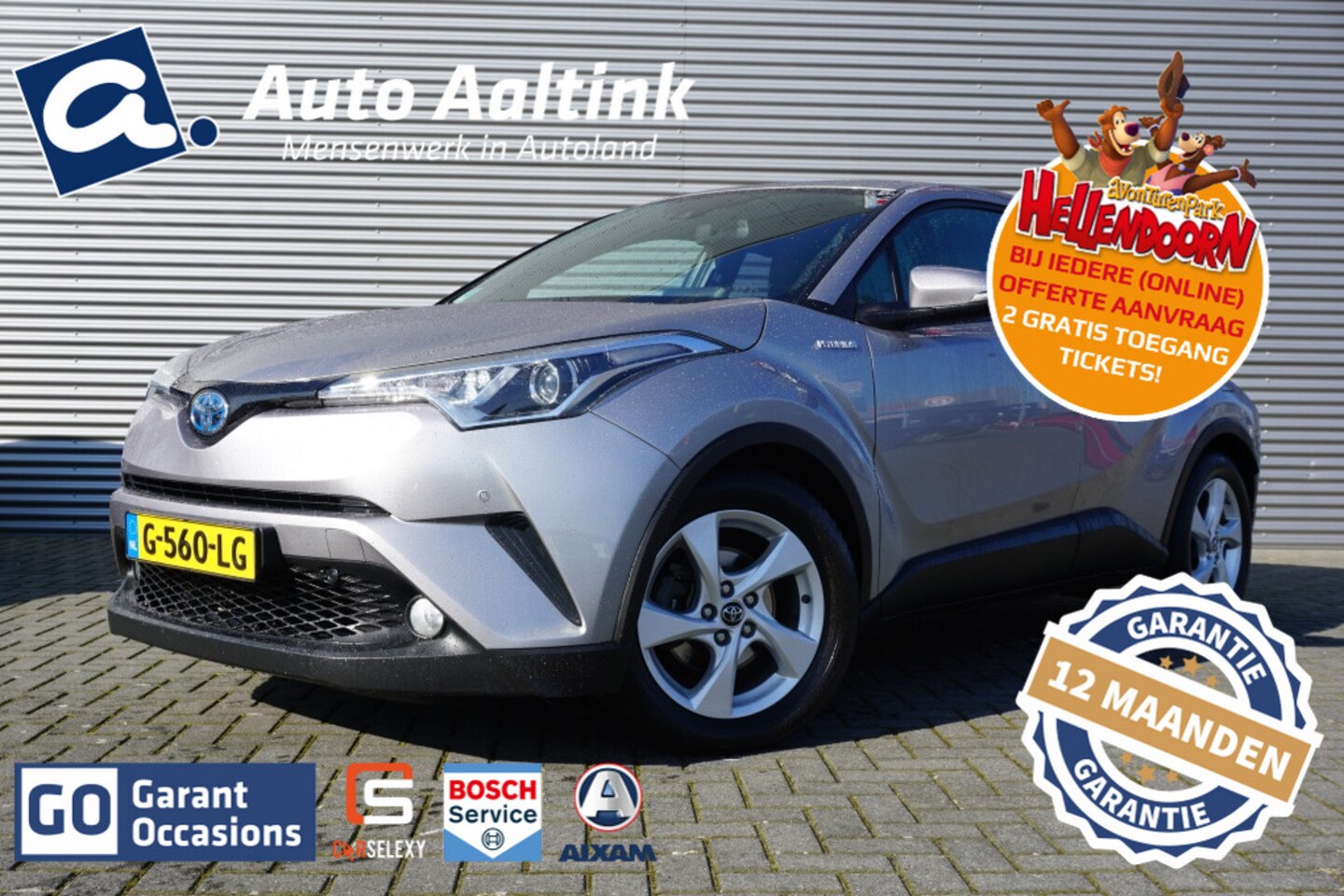 Toyota C-HR - 1.8 Hybrid Dynamic AUT. TREKHAAK | 4SBAND | NAVI | CAMERA | STOE - AutoWereld.nl