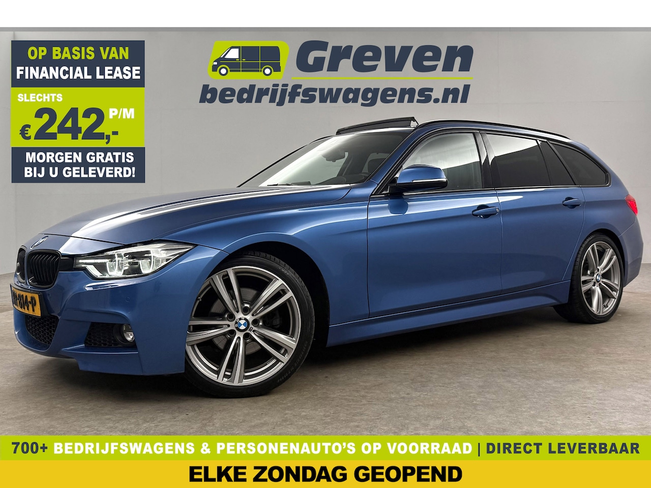 BMW 3-serie Touring - 320d High Executive M-Sport 191PK Pano Leder LED 19"LMV Clima Cruise Navi PDC Stoelverwarm - AutoWereld.nl