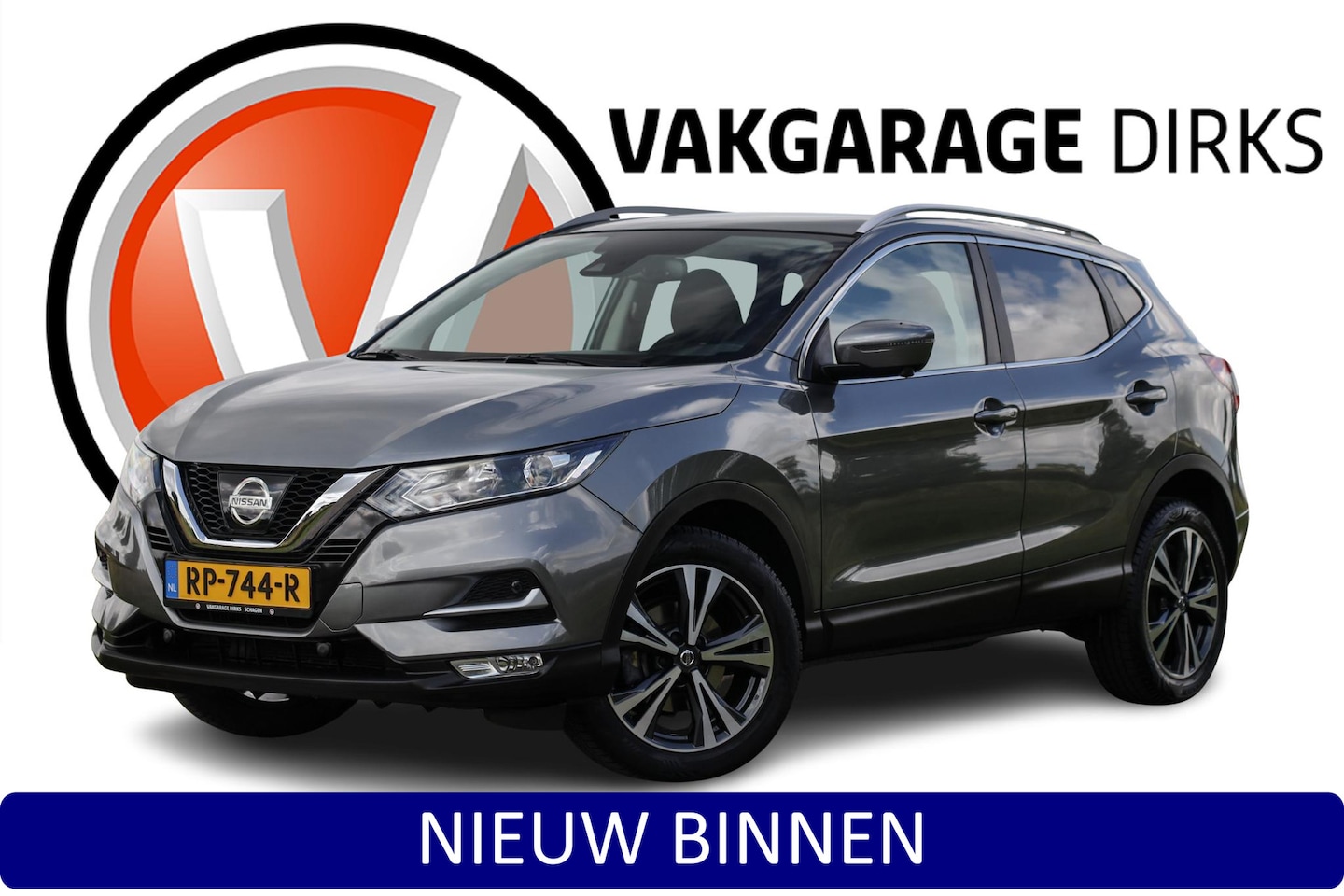 Nissan Qashqai - 1.2 N-Connecta ✅ Pano ✅ 360 CAM ✅ Trekhaak - AutoWereld.nl