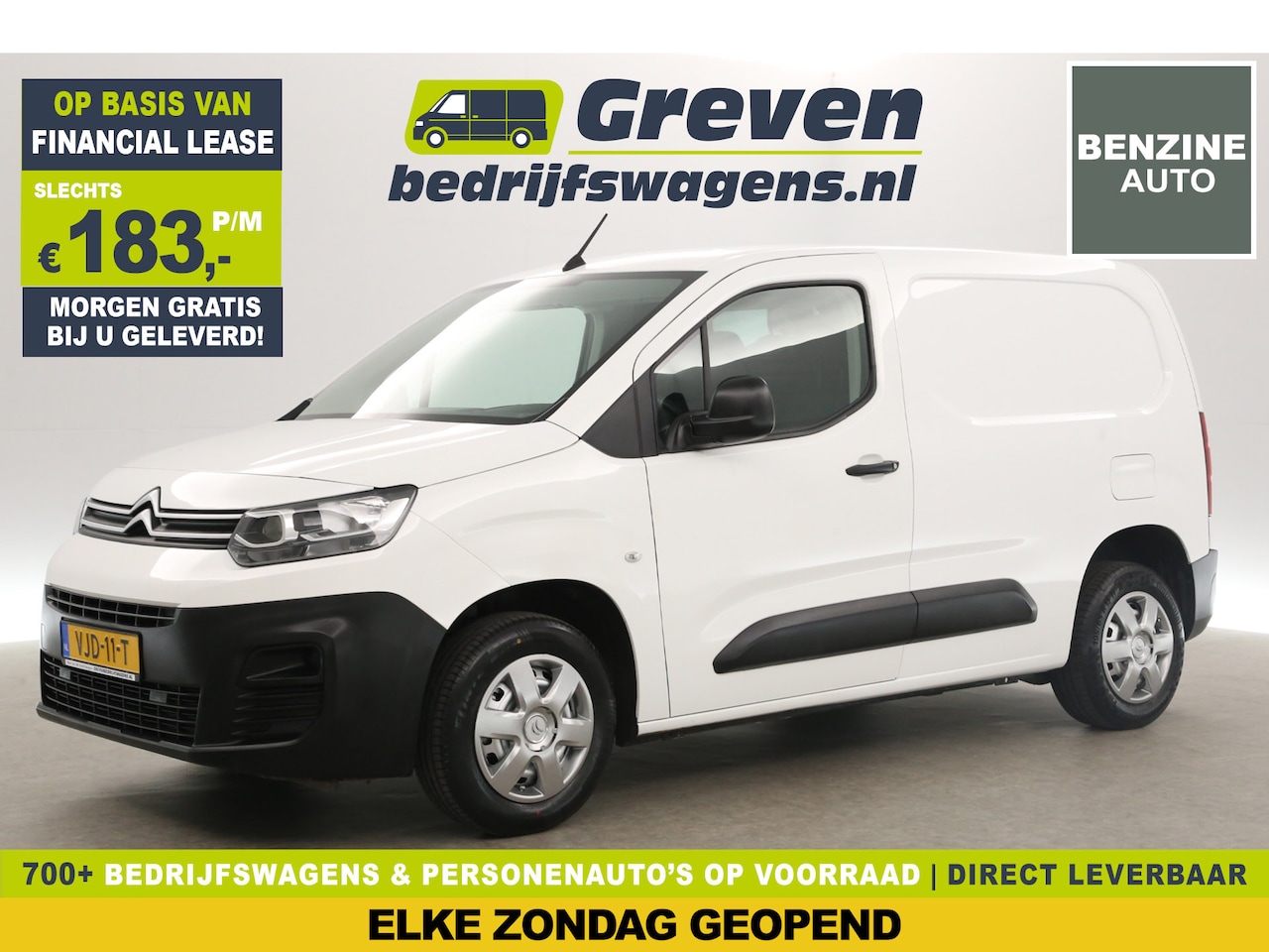 Citroën Berlingo - 1.2 PureTech L1H1 | 111PK | BENZINE | EMISSIEVRIJE ZONE | PDC Elektrpakket Schuifdeur - AutoWereld.nl