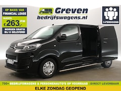 Citroën Jumpy - 2.0 BlueHDI L2H1 360Camera 2xSchuifdeur Airco Carplay Cruise PDC 3 Persoons Stoelverwarmin