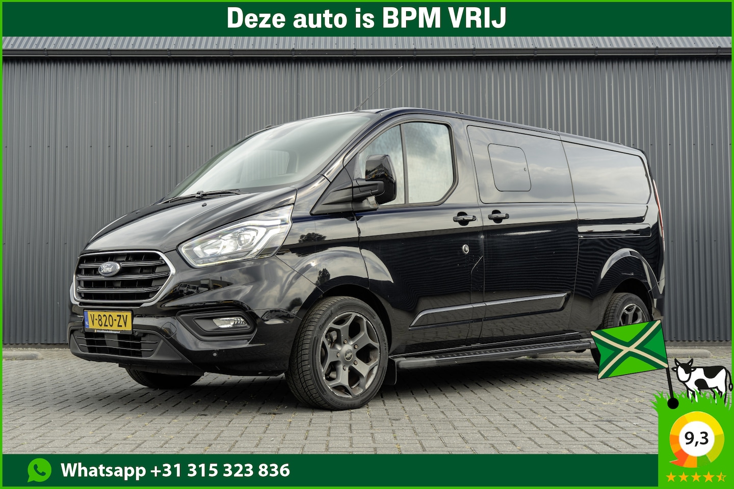 Ford Transit Custom - 300 TDCI | 170PK | 5-Zits | CarPlay | DC | Navi | Camera | Zijschuifdeur R + L | LED | Cru - AutoWereld.nl