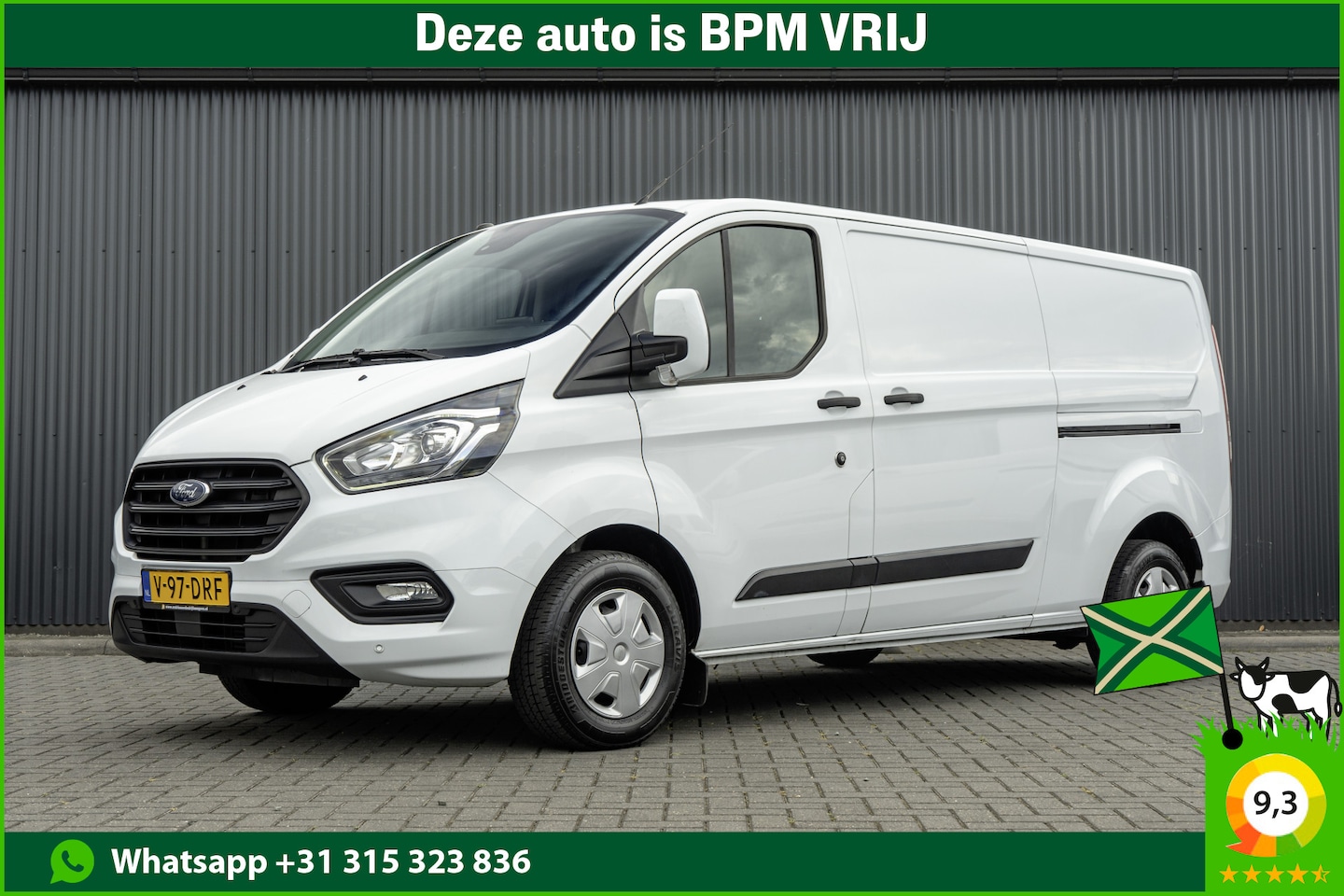 Ford Transit Custom - 300 TDCI | 130PK | L2H1 | Marge | Camera | LED | Zijschuifdeur R+L | Cruise | Airco | PDC - AutoWereld.nl