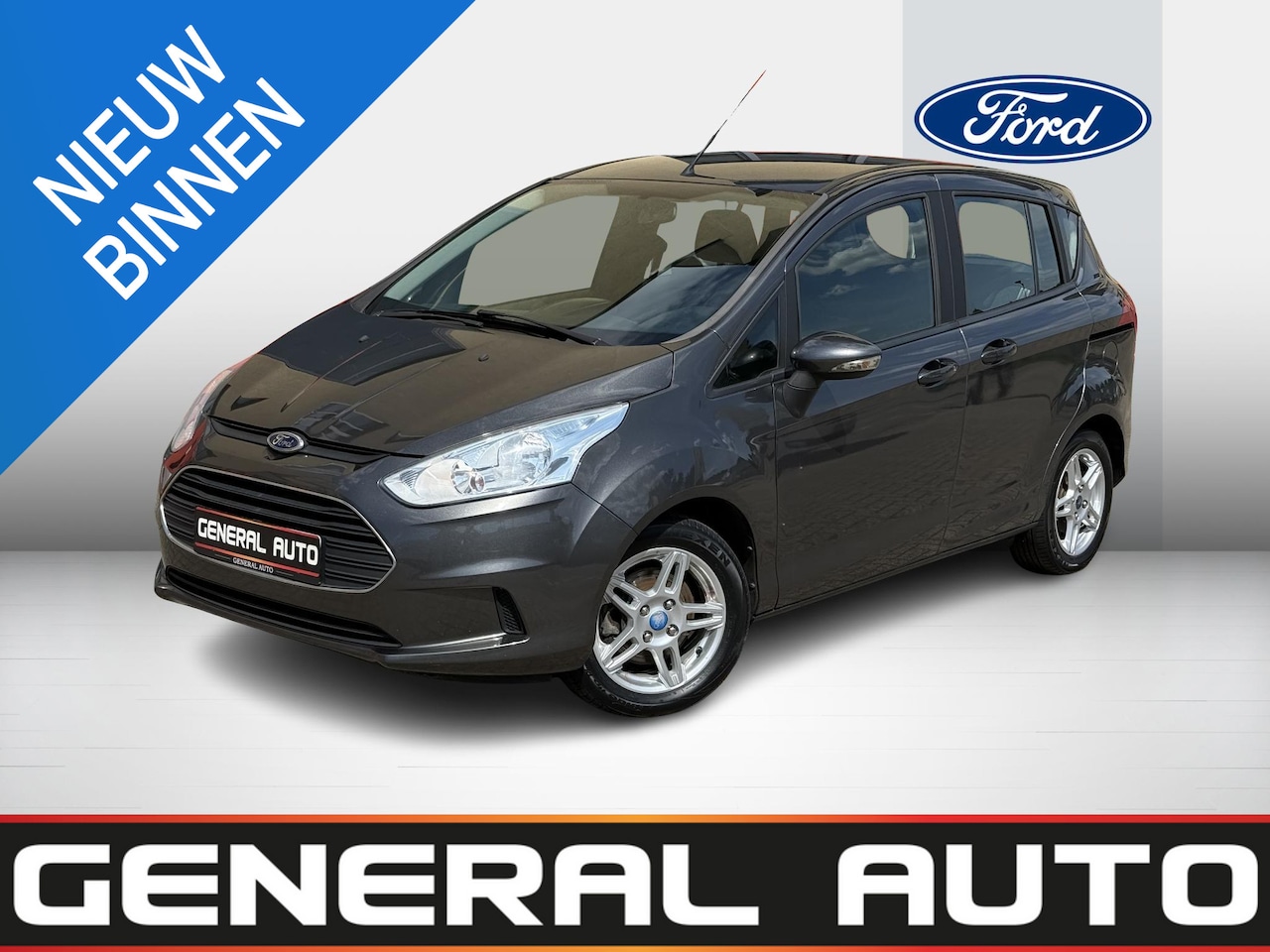 Ford B-Max - 1.0 EcoBoost Ambiente 1.0 EcoBoost Ambiente, Stoelverwarming, Nieuwe APK - AutoWereld.nl