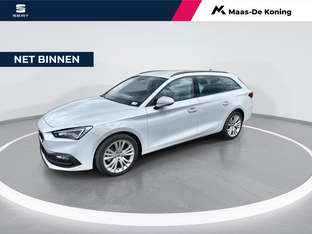 SEAT Leon Sportstourer - 1.5eTSI/150PK Style DSG · Camera + Parkeersensoren · Keyless · App connect · Garantie tot - AutoWereld.nl