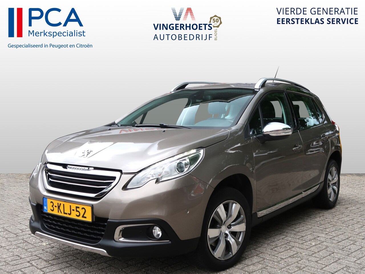 Peugeot 2008 - 1.6 Benzine Luxe Allure 120 Pk. * Navigatie * 1/2 Lederen bekleding * Climate & Cruise Con - AutoWereld.nl