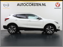 Nissan Qashqai - 116pk Tekna+ Aut. Bose Pano.dak Leer+Elektr.+Mem-Stoel 360Camera Keyless ZwarteHemel Lane