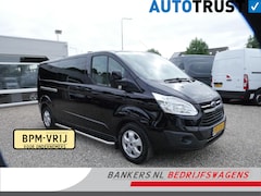 Ford Transit Custom - 2.0 TDCI 170PK, L2H1, Limited, Dubbel cabine, Airco, Lichte gebruikssporen rondom