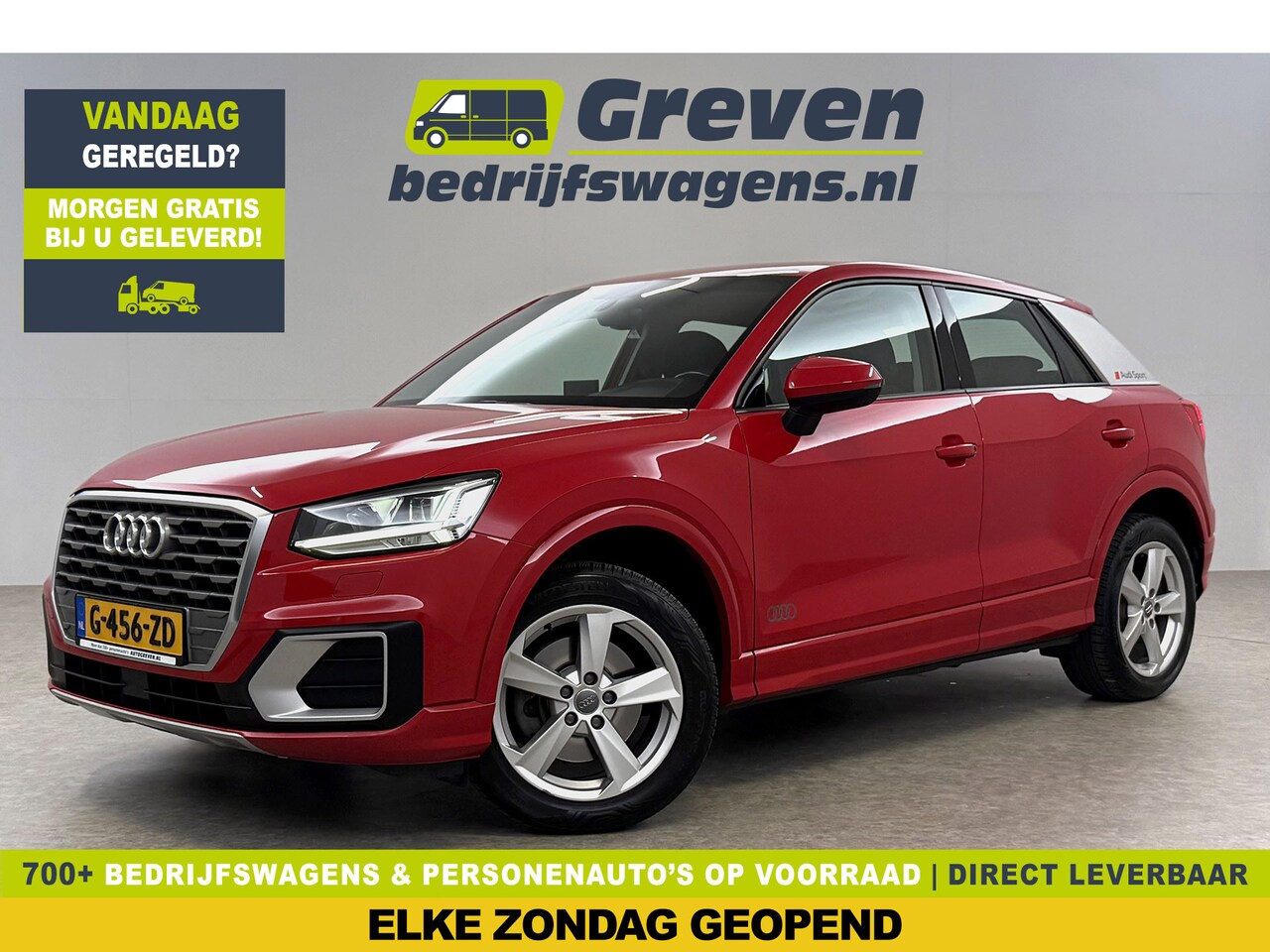 Audi Q2 - 30 TFSI Sport LED Trekhaak Carplay Clima Cruise Navi PDC 17''LMV - AutoWereld.nl