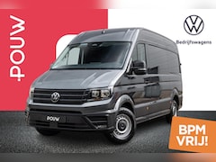 Volkswagen Crafter - 35 2.0 TDI 140pk L3H3 Highline | 2 Zitplaatsen Rechtsvoor | Trekhaak | Vering Verzwaard