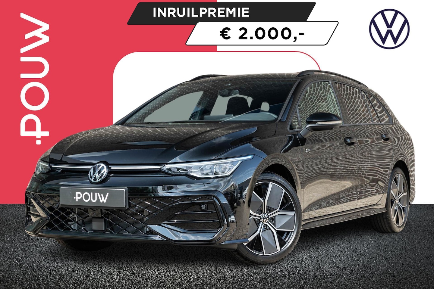 Volkswagen Golf Variant - 1.5 eTSI 115pk DSG R-Line Edition | LMV 18" | Rondomzicht Camera - AutoWereld.nl