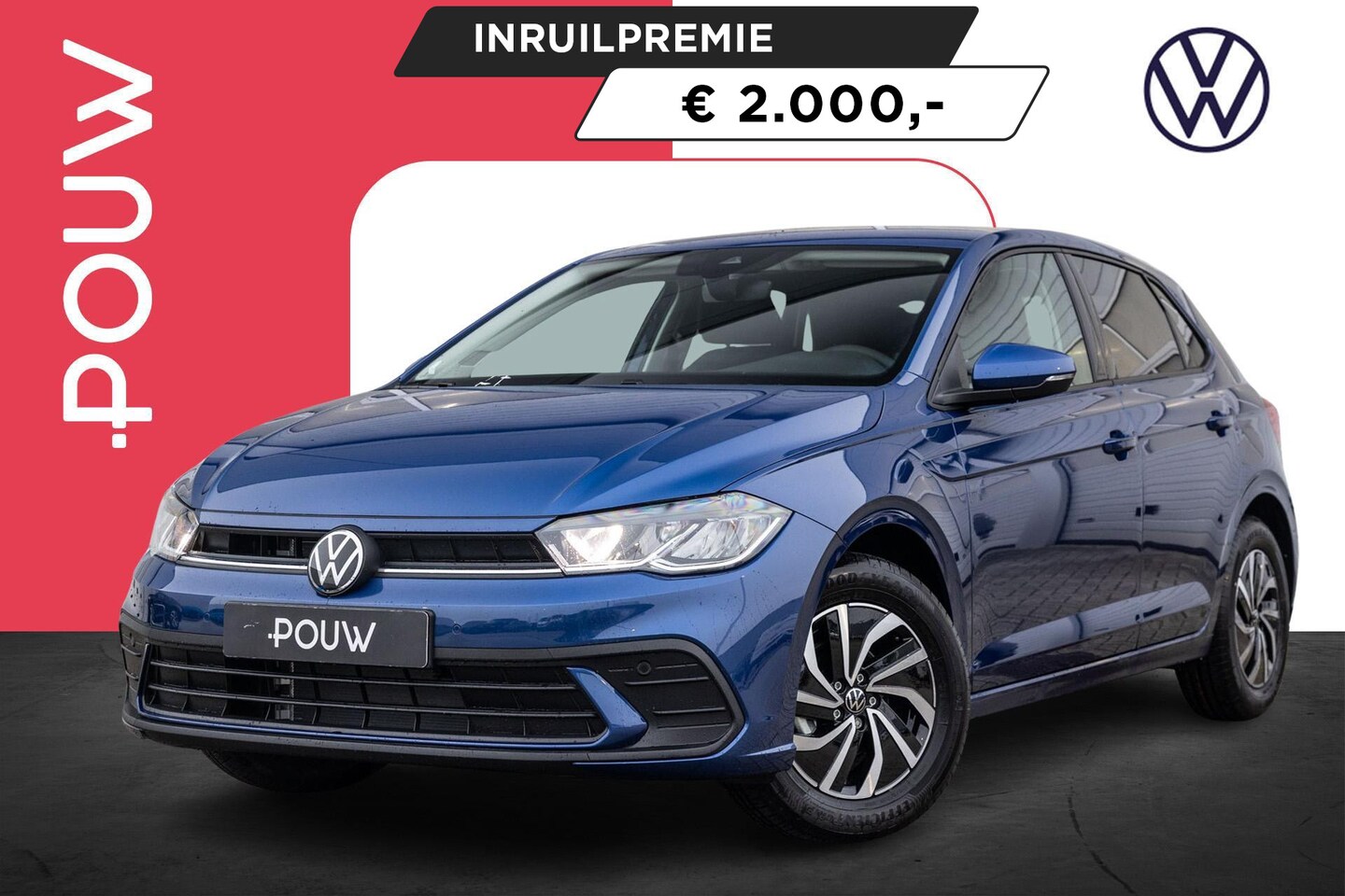 Volkswagen Polo - 1.0 TSI 95pk Life Edition | LMV 15" | Cruise Control Adaptief - AutoWereld.nl