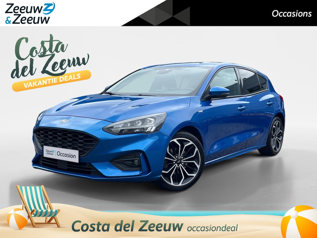 Ford Focus - 1.0 EcoBoost ST Line Business 1e Eigenaar | Adaptieve Cruise Control | 18" inch velgen | A - AutoWereld.nl
