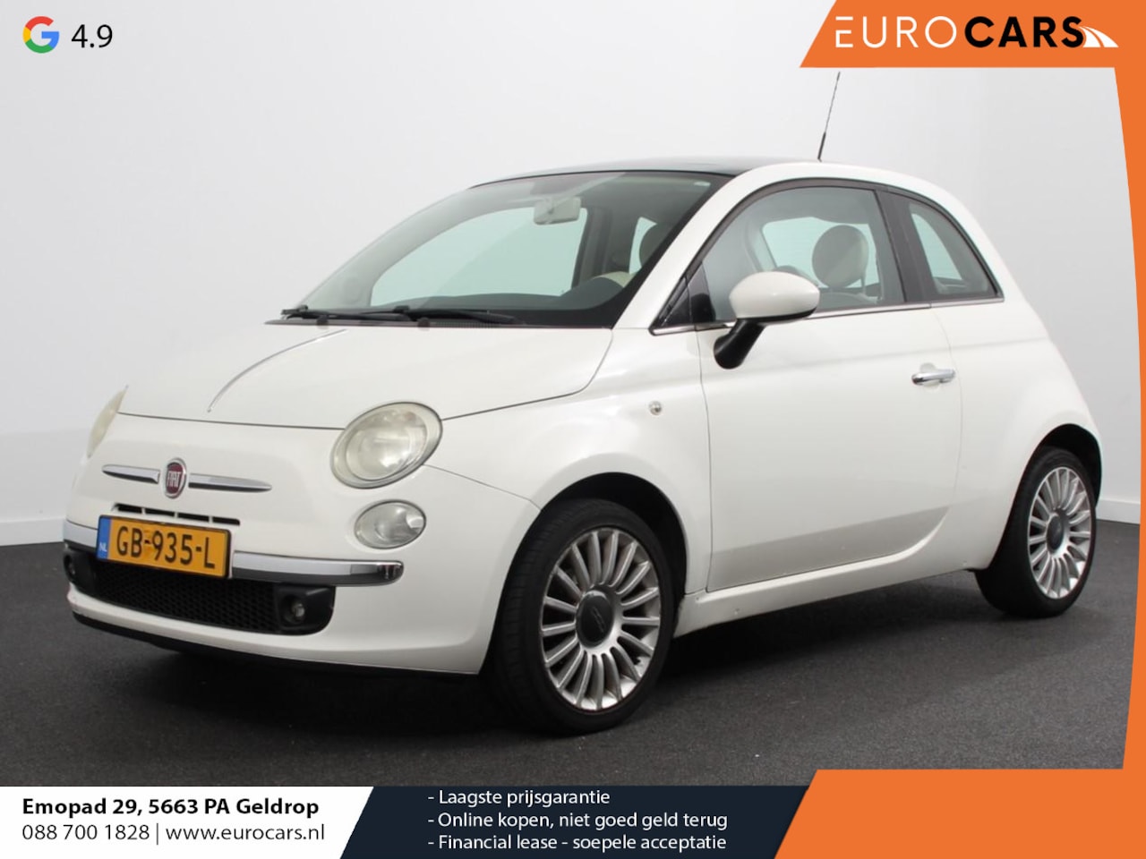 Fiat 500 - 1.2 Lounge Lees opmerkingen! Handel/Export/hobby! Geen APK | Airco | Panorama dak | Lichtm - AutoWereld.nl