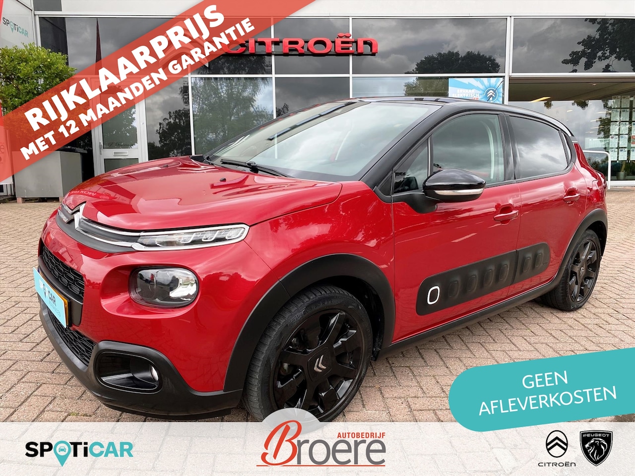 Citroën C3 - 1.2 Turbo 110pk Automaat Shine | trekhaak, camera, parkeersensoren, verw. voorstoelen, nav - AutoWereld.nl