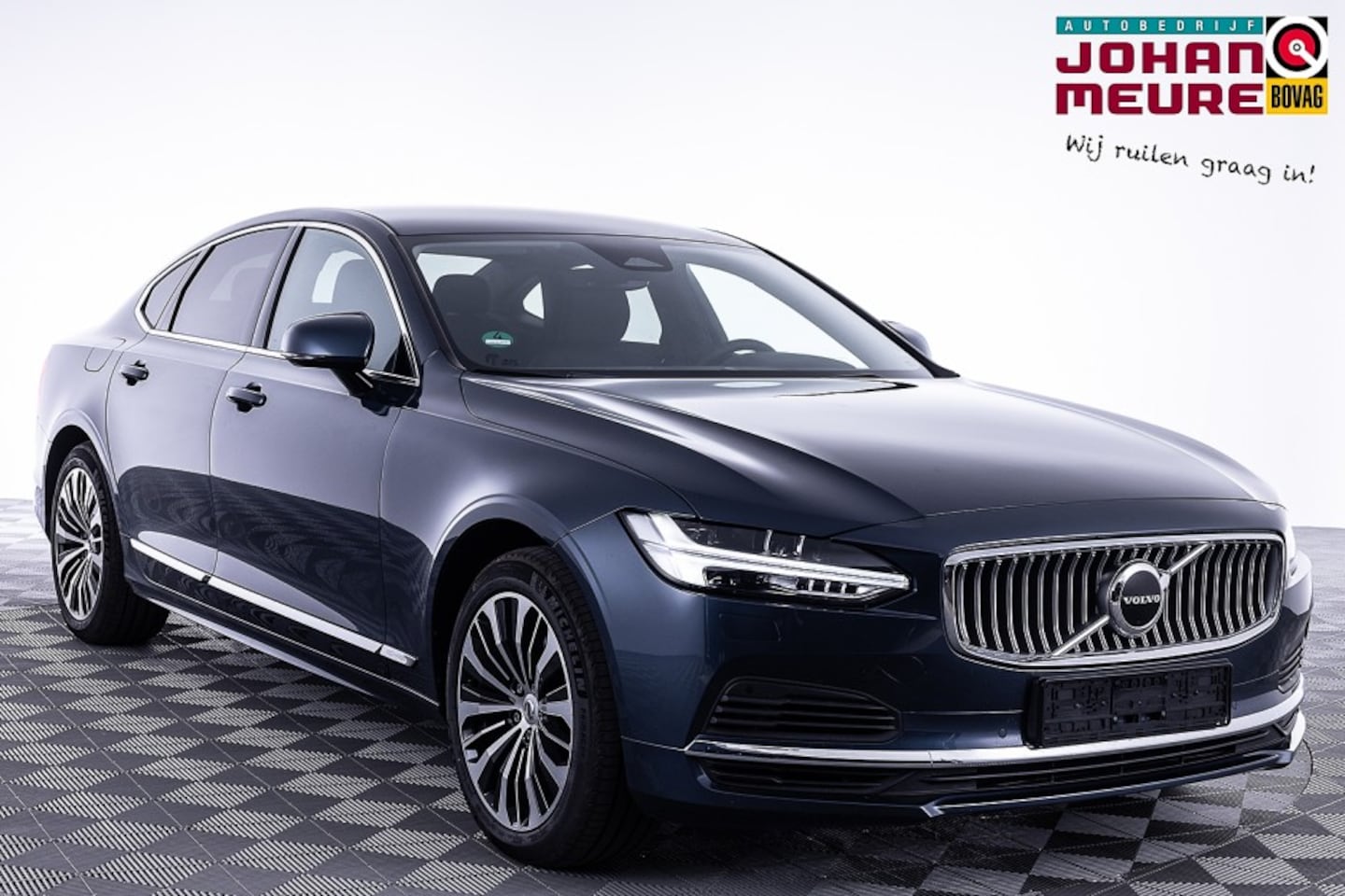 Volvo S90 - T8 AWD Recharge Plus Bright | LEDER | - AutoWereld.nl