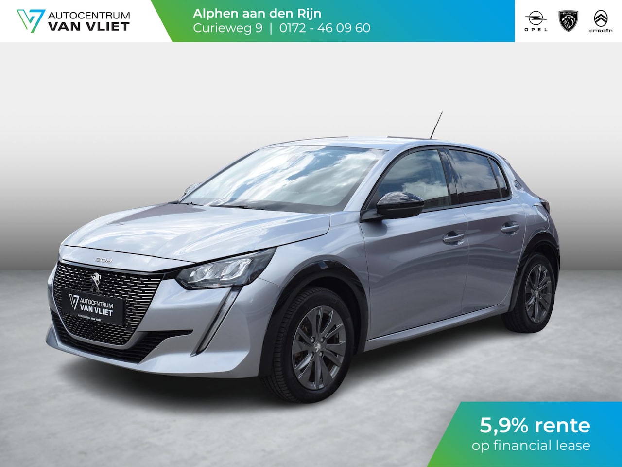 Peugeot e-208 - EV Allure 50 kWh 3 FASE | NAVIGATIE & CARPLAY | PARKEERSENSOREN | E.C.C. | - AutoWereld.nl