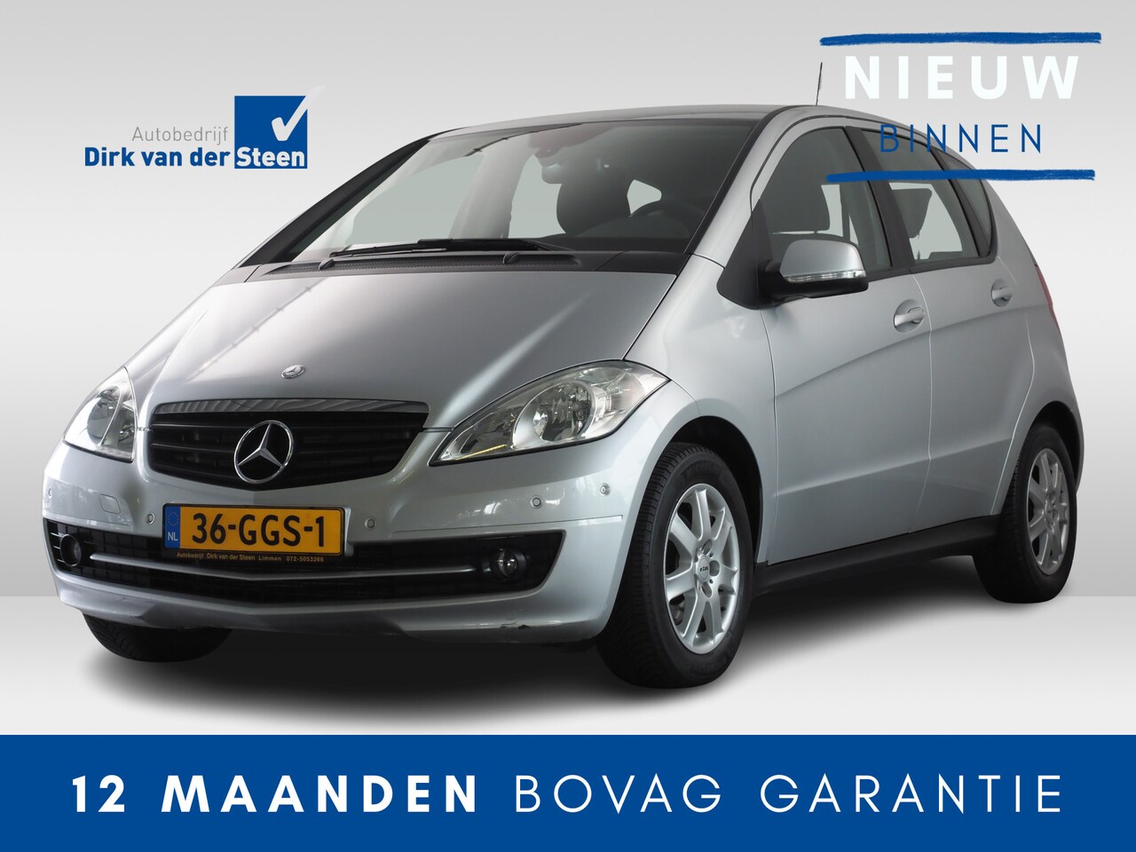 Mercedes-Benz A-klasse - 150 Classic | Parkeersensoren Voor En Achter | Bluetooth | Navigatie | CD-Speler | Cruise - AutoWereld.nl