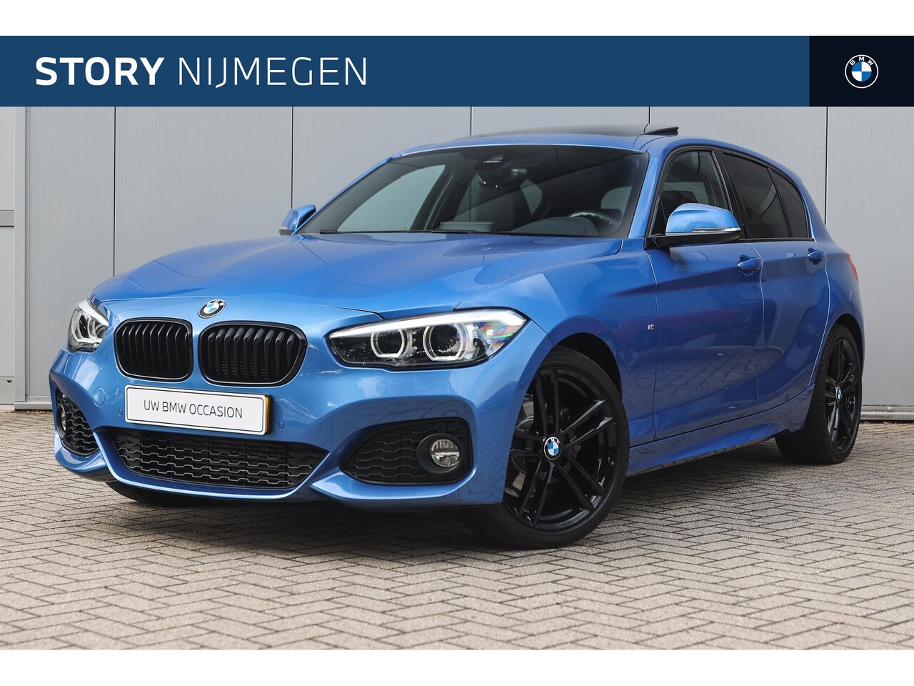 BMW 1-serie - 118i High Executive M Sport Automaat / Schuif-kanteldak / Sportstoelen / LED / Achteruitri - AutoWereld.nl