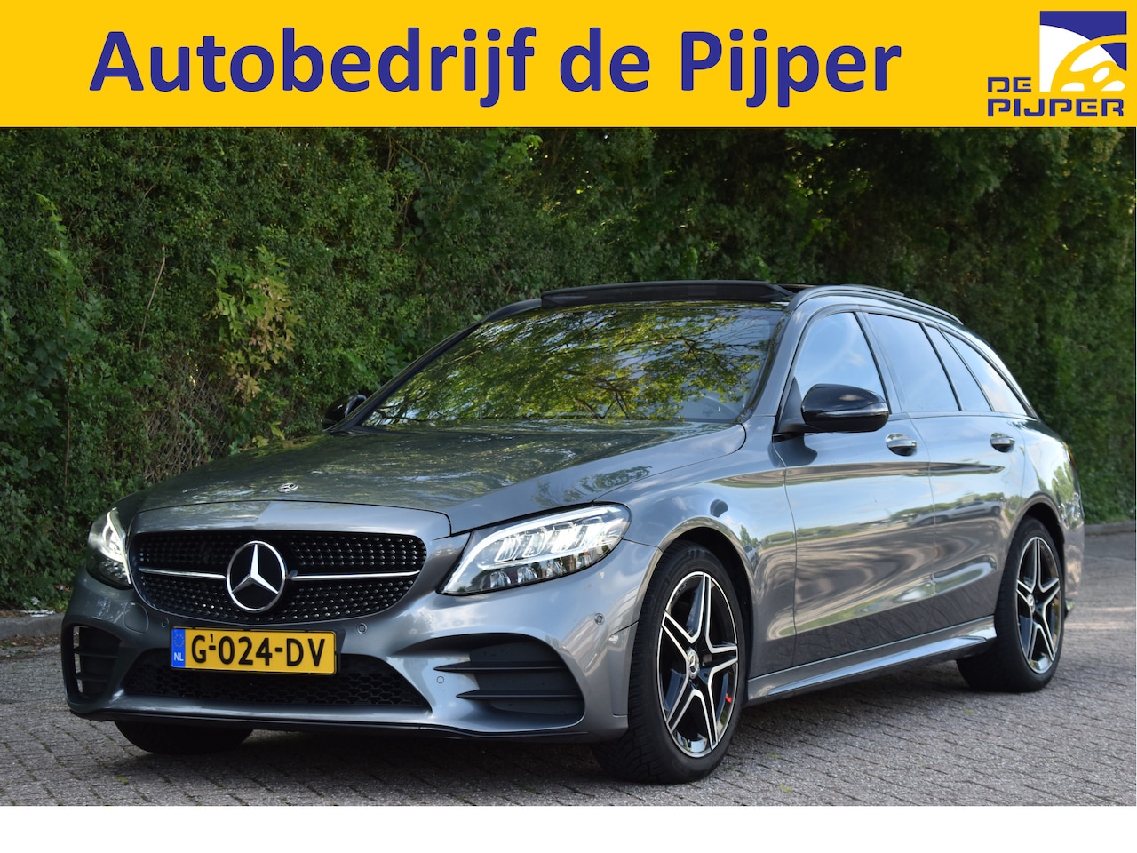 Mercedes-Benz C-klasse Estate - 180 Business Solution AMG Facelift NL-Auto | Pano.dak | Leder | Camera | Virtual Cockpit | - AutoWereld.nl