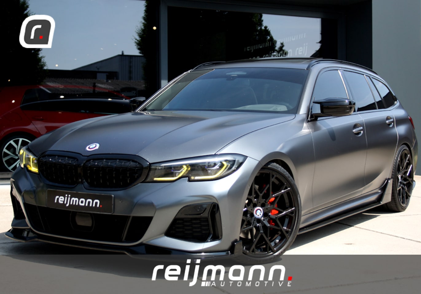 BMW 3-serie Touring - M340i xDrive M-Performance Frozen Dark Grey Individual | H&R | 20" 795M - AutoWereld.nl