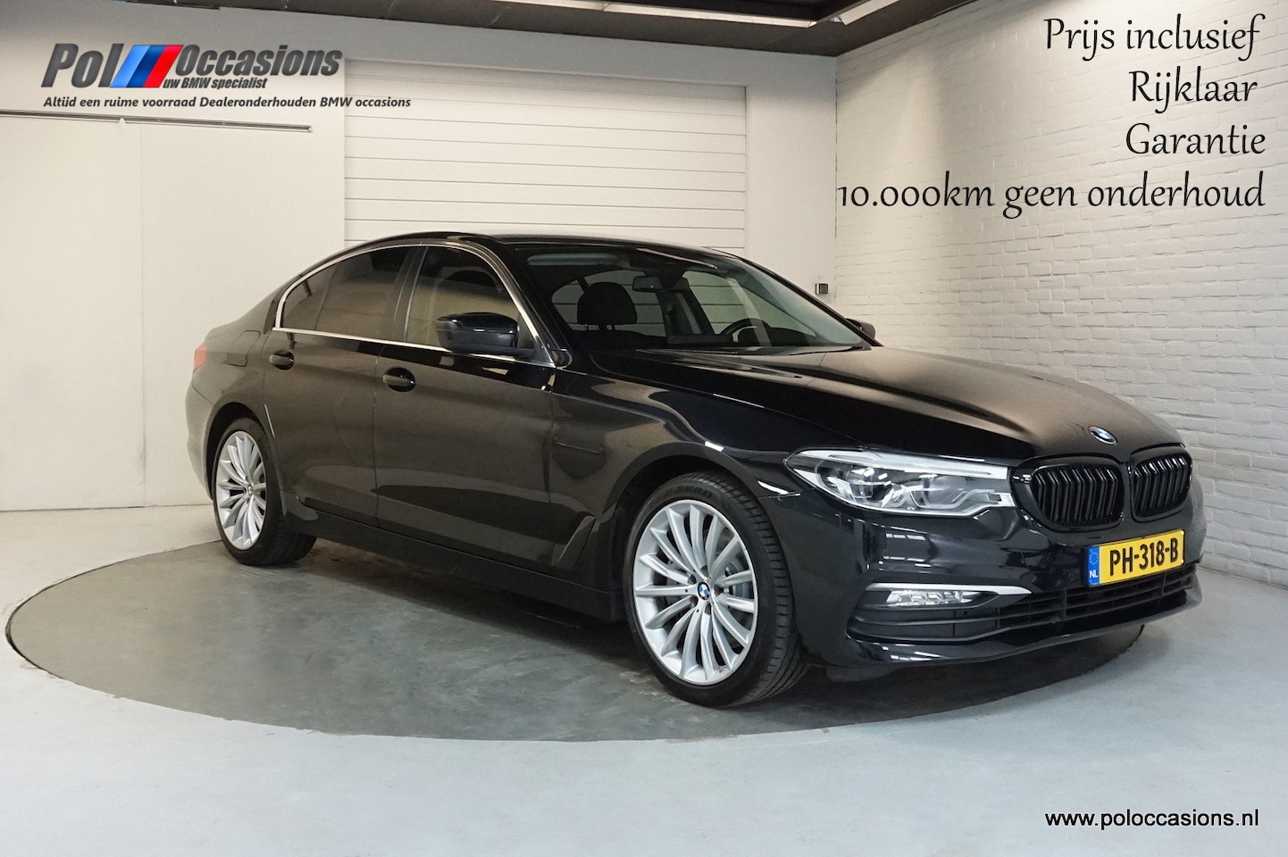 BMW 5-serie - 540i High Executive Automaat | Comfortstoelen | Leer | NL AUTO | - AutoWereld.nl
