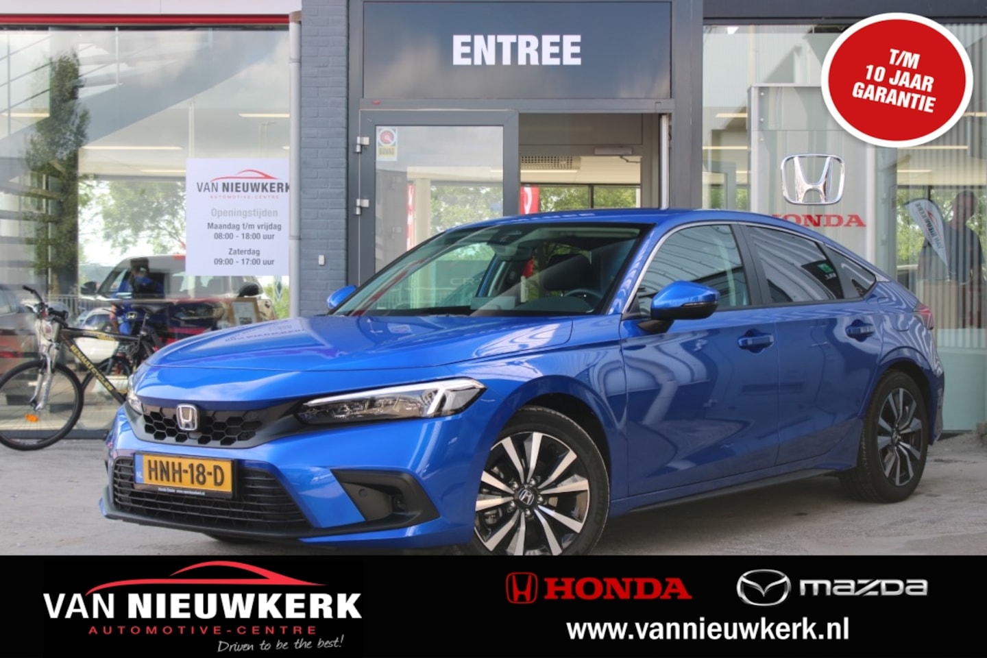 Honda Civic - 2.0 HYBRID 184PK AUTOMAAT Elegance Navi | Carplay & Android | Camera - AutoWereld.nl