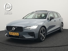 Volvo V60 - T8 AWD Plus Dark Plug In Hybrid Thunder Grey 390pk Dealer O.H. Long Range PHEV | Panodak |
