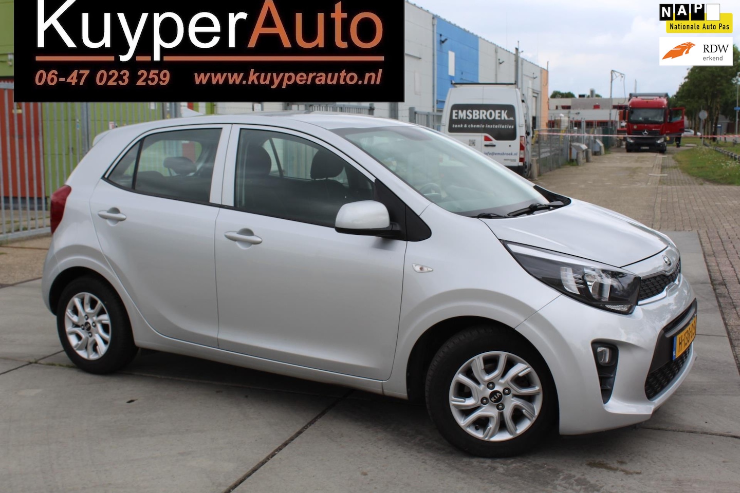 Kia Picanto - 1.0 CVVT DynamicLine MULTIMEDIA AIRCO CAMERA - AutoWereld.nl