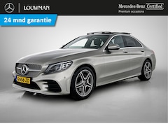 Mercedes-Benz C-klasse - 160 Business Solution AMG | Panoramadak | Navigatie | 5 spaaks lichtem velgen AMG | Parkin