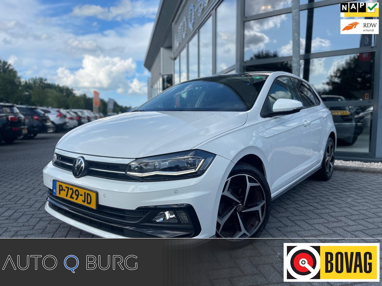 Volkswagen Polo - 1.0 TSI Highline Business R | Automaat | Stoelverwarming | PDC | Navi | Cruise | Led | Cli - AutoWereld.nl