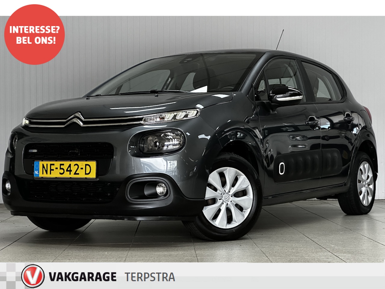 Citroën C3 - 1.2 PureTech Feel 105g/ Airco/ Cruise/ Elek. pakket/ Isofix/ Lane-Assist./ Bluetooth/ Mult - AutoWereld.nl