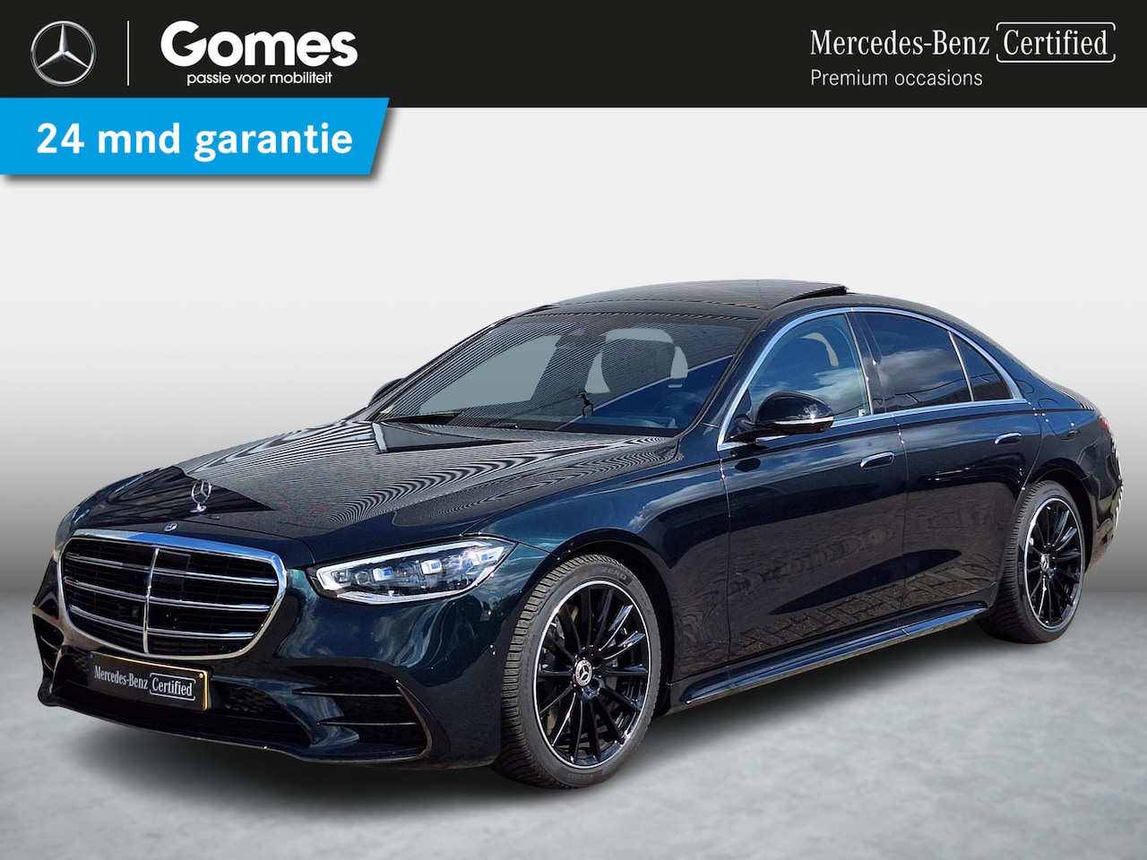 Mercedes-Benz S-klasse - 580 e 4MATIC | Panoramadak | Burmester | Night pakket | Nappaleder zwart | Massage stoelen - AutoWereld.nl