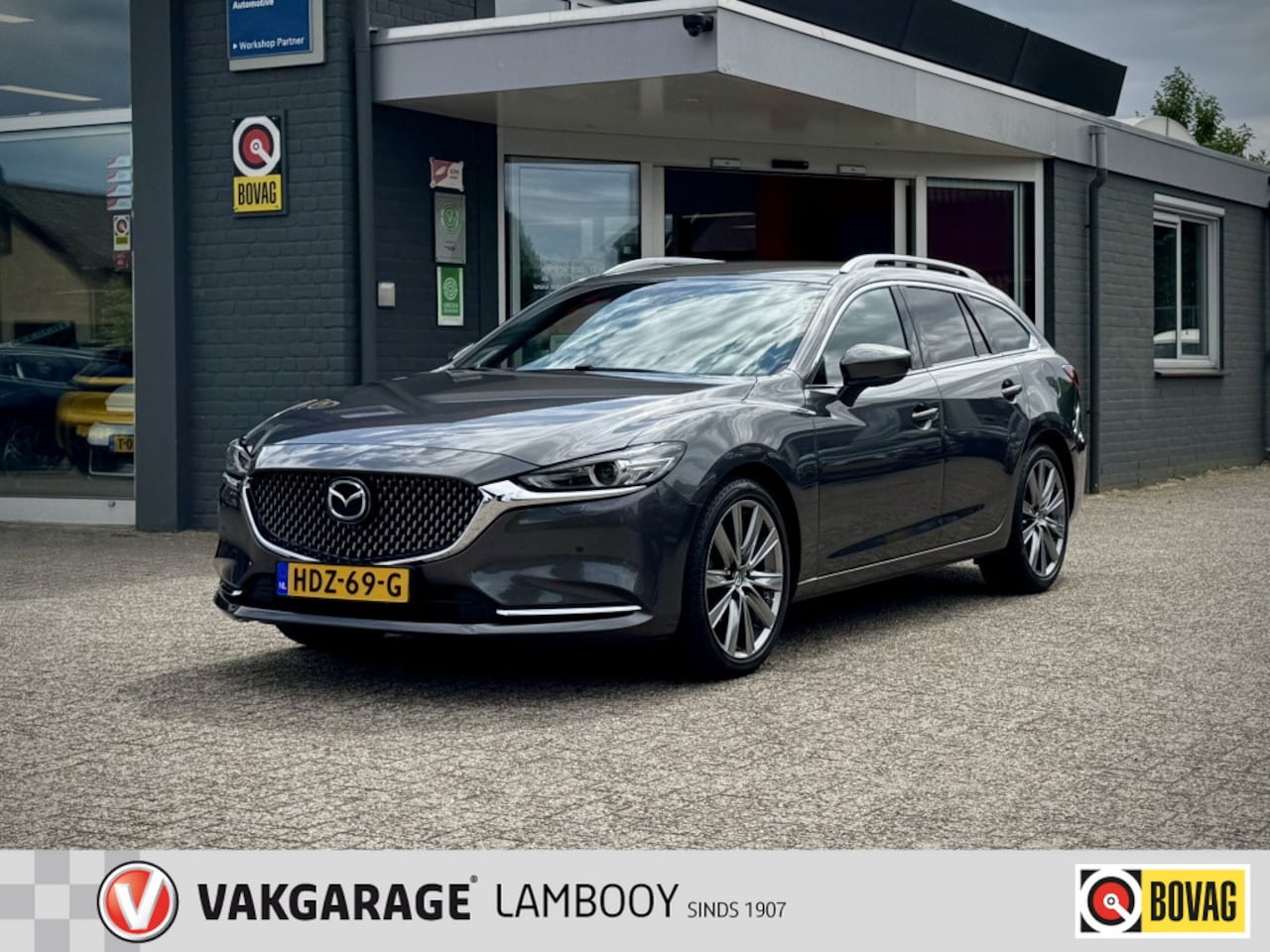 Mazda 6 Sportbreak - 2.5 SkyActiv-G 194PK Signature Trekhaak Stoelkoeling Camera Head - AutoWereld.nl