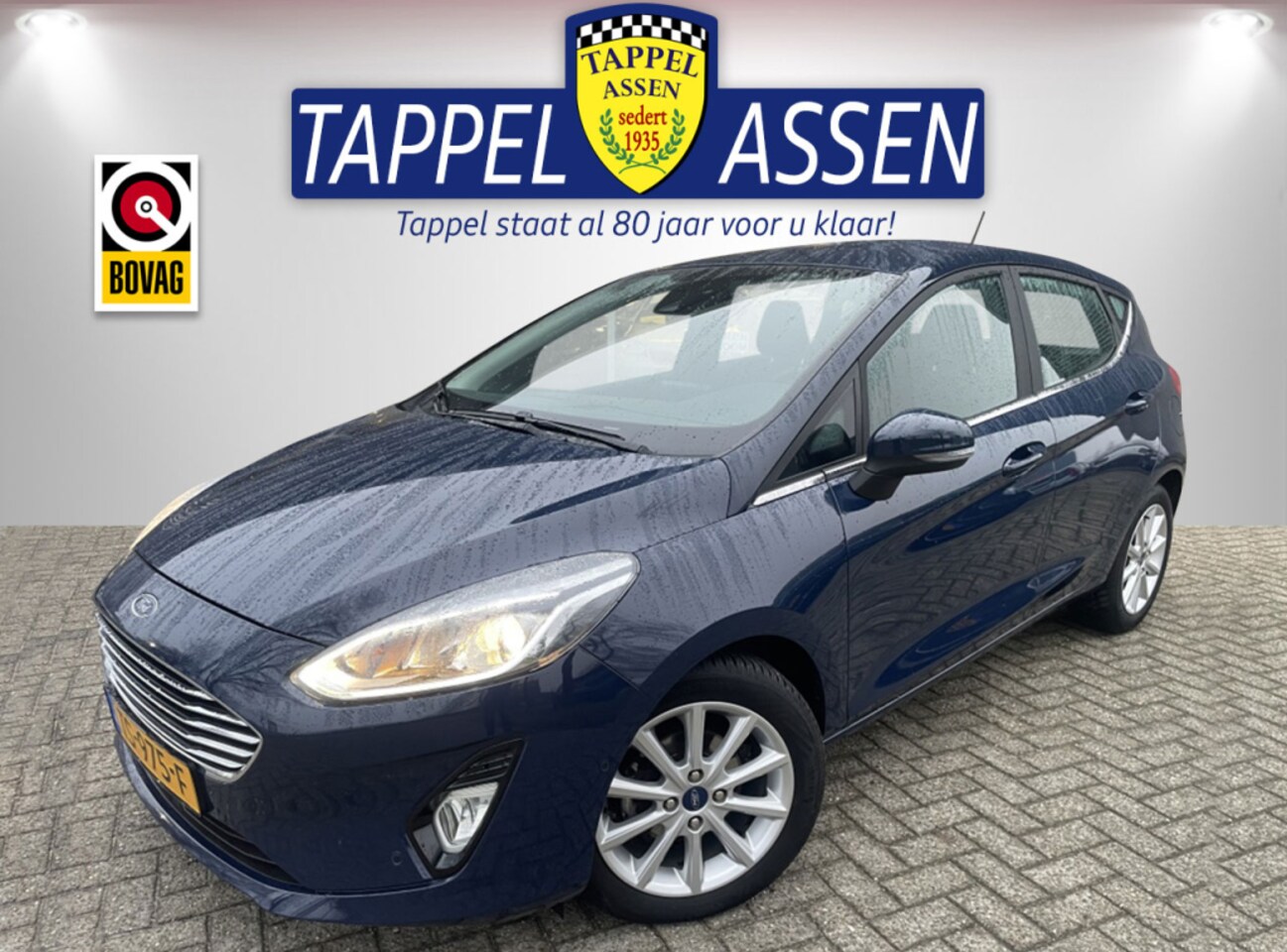 Ford Fiesta - 1.0 EcoB. Titanium AUTOMAAT Winterpack/Nav/Cam/Adaptive/Dab - AutoWereld.nl