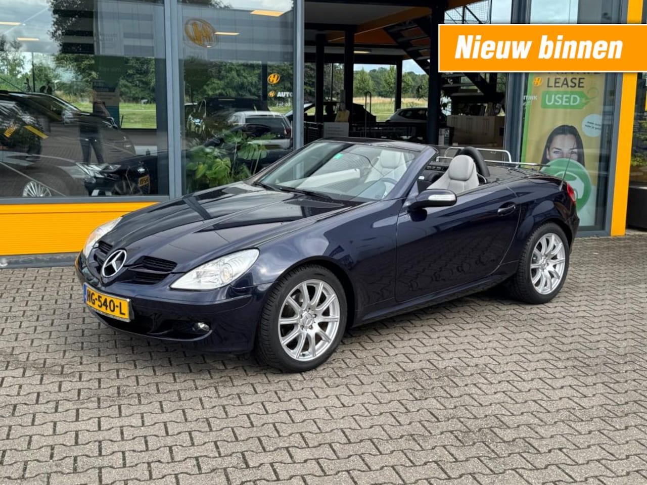 Mercedes-Benz SLK-klasse - 200 K. Luxury - Leer - Navi/Apple/Carplay - AutoWereld.nl