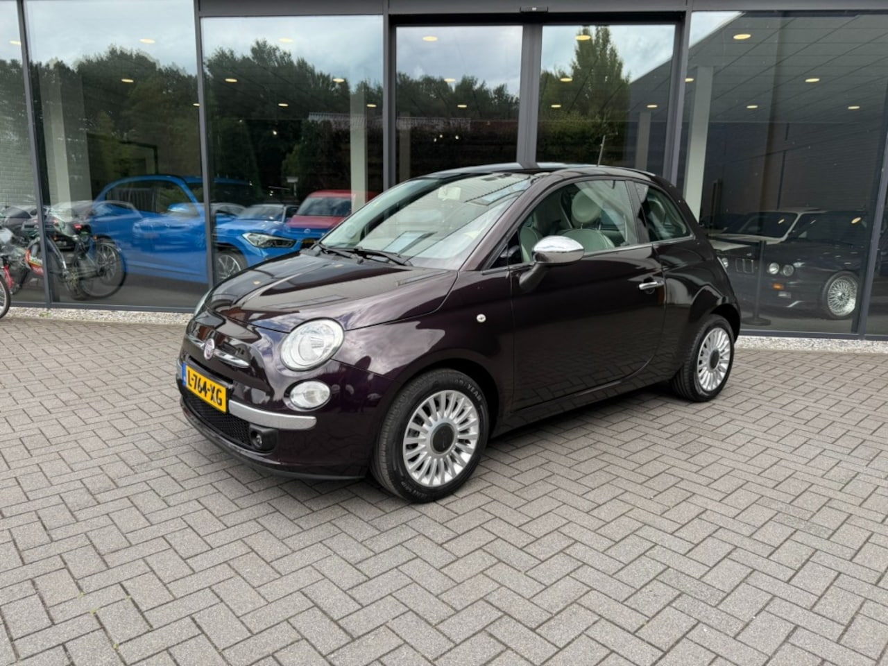 Fiat 500 - 1.2 Lounge 1.2 Lounge,Panorama,Airco,LMV,PDC,Multi Stuur,Elekt Pakket - AutoWereld.nl