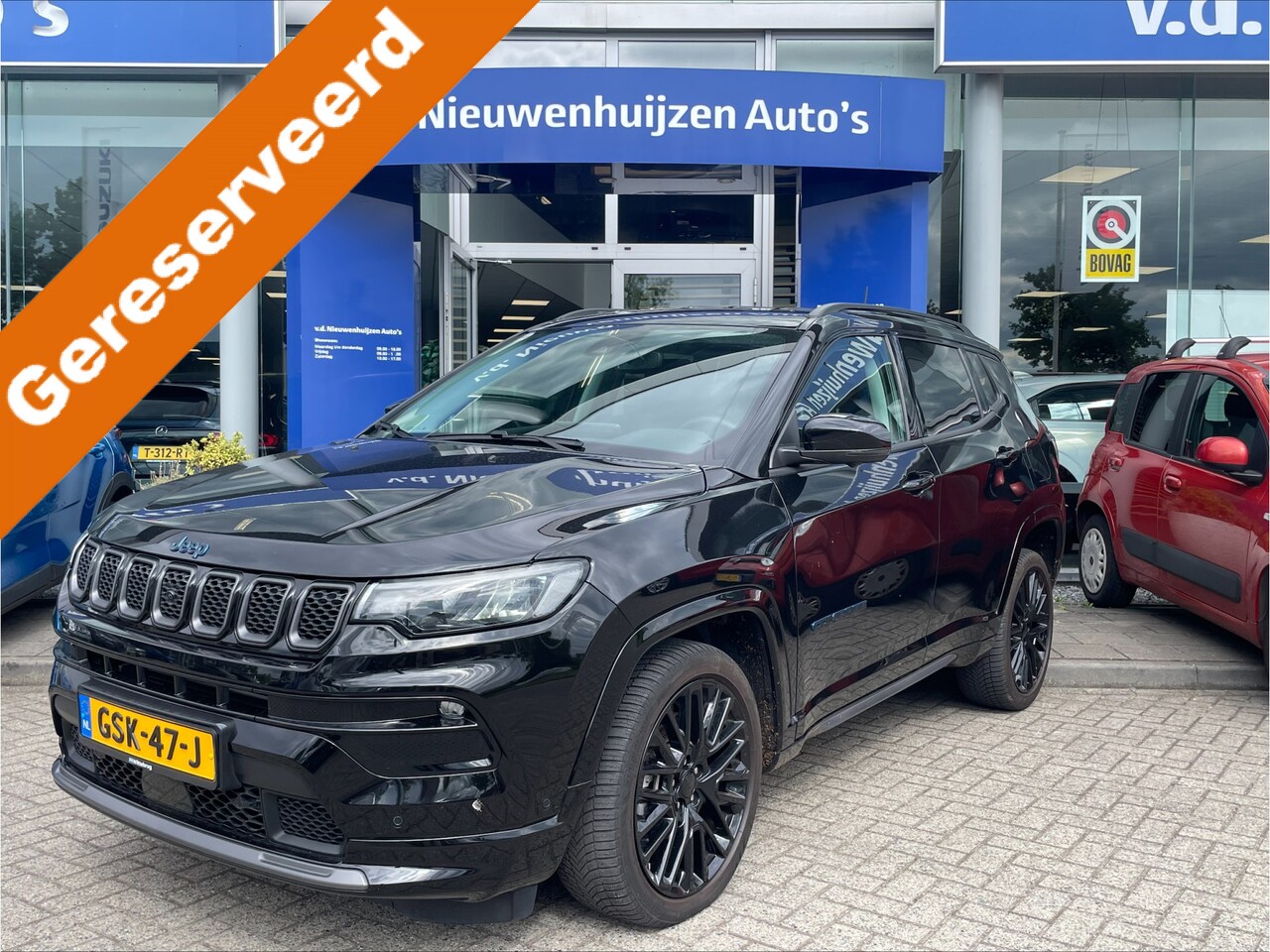 Jeep Compass - 4xe 240 Plug-in Hybrid Electric S | Achteruitrijcamera | Leder | - AutoWereld.nl