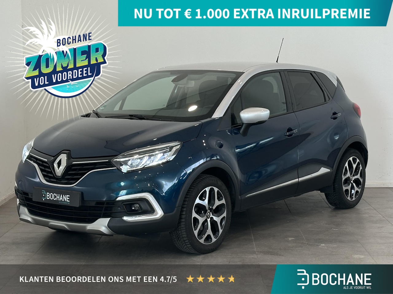 Renault Captur - 0.9 TCe 90 Intens | Navigatie | Climate Control | Cruise Control | Parkeersensoren voor, z - AutoWereld.nl
