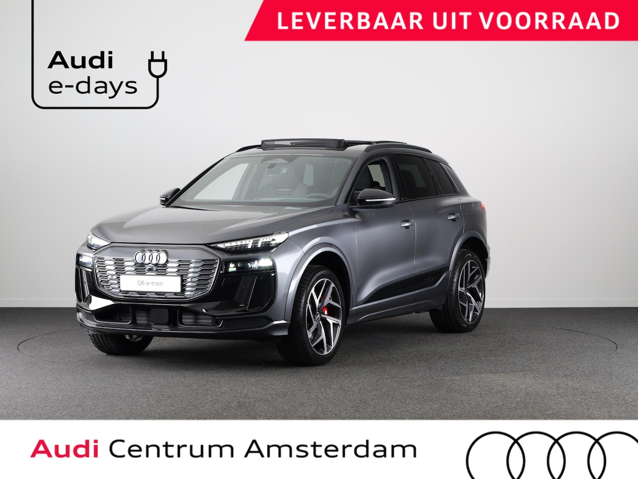 Audi Q6 SQ6 e-tron - SQ6 quattro 100 kWh Head Up Display, panoramadak, trekhaak, adaptive air suspension, camer - AutoWereld.nl