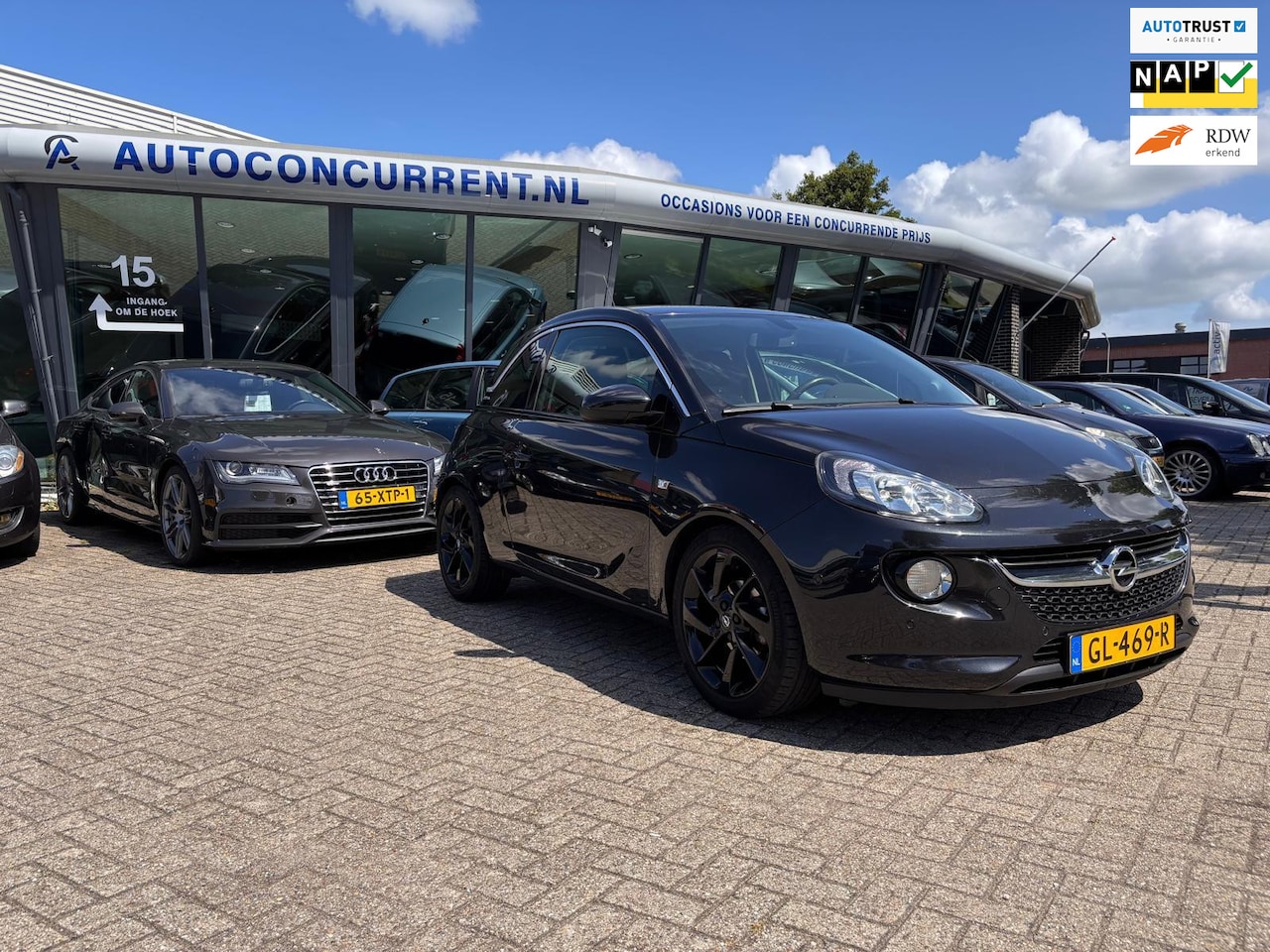 Opel ADAM - 1.0 Turbo Slam 1.0 Turbo Slam, Nieuwe APK, Leder, Stoel/Stuurvwerw, iruil mogelijk. - AutoWereld.nl