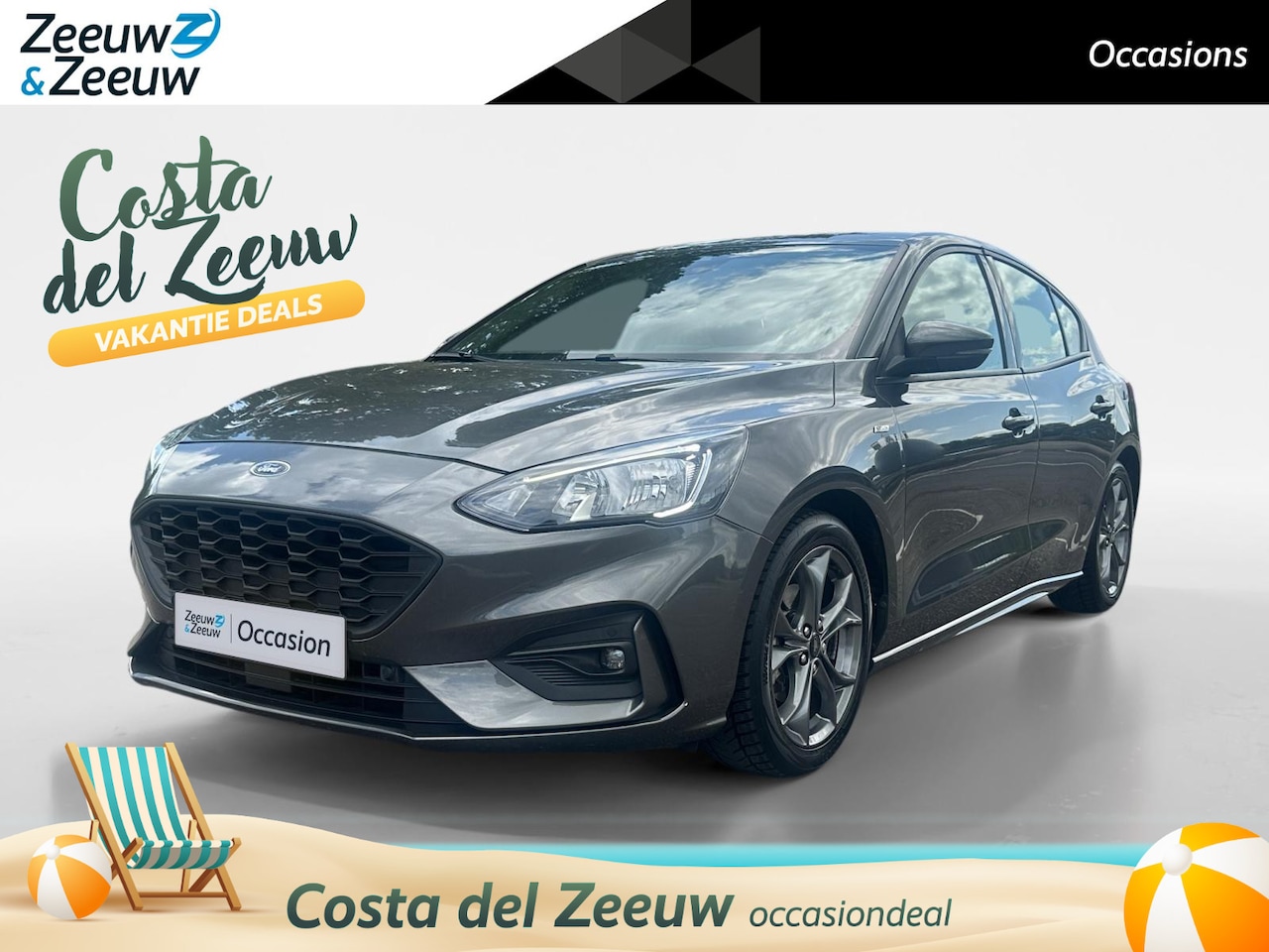 Ford Focus - 1.0 EcoBoost ST Line Business | Navigatie | Apple carplay & Android auto | Parkeersensoren - AutoWereld.nl