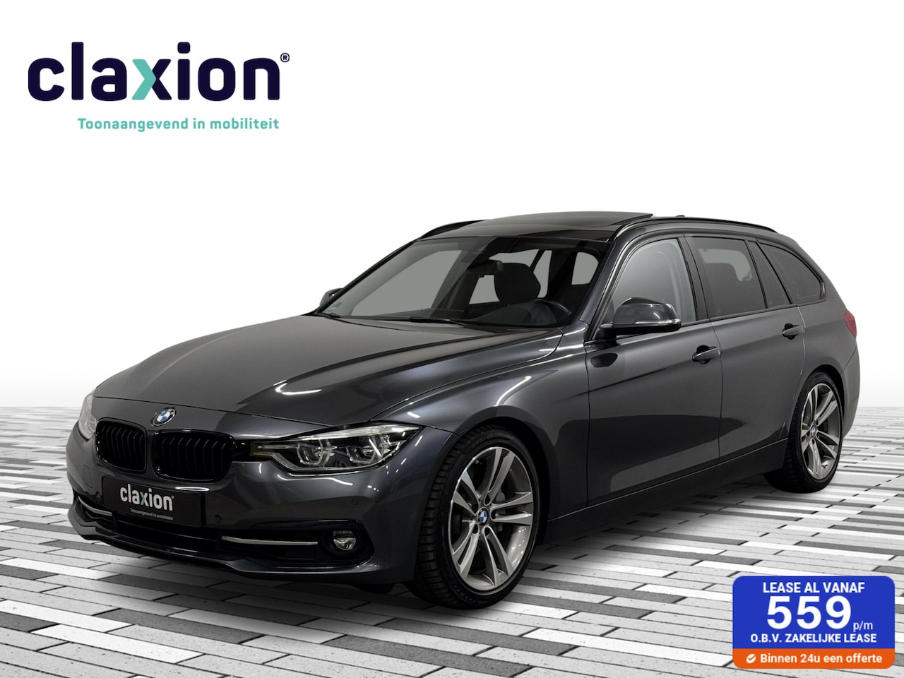 BMW 3-serie Touring - 340i PANORAMADAK / TREKHAAK / SPORTLINE - AutoWereld.nl