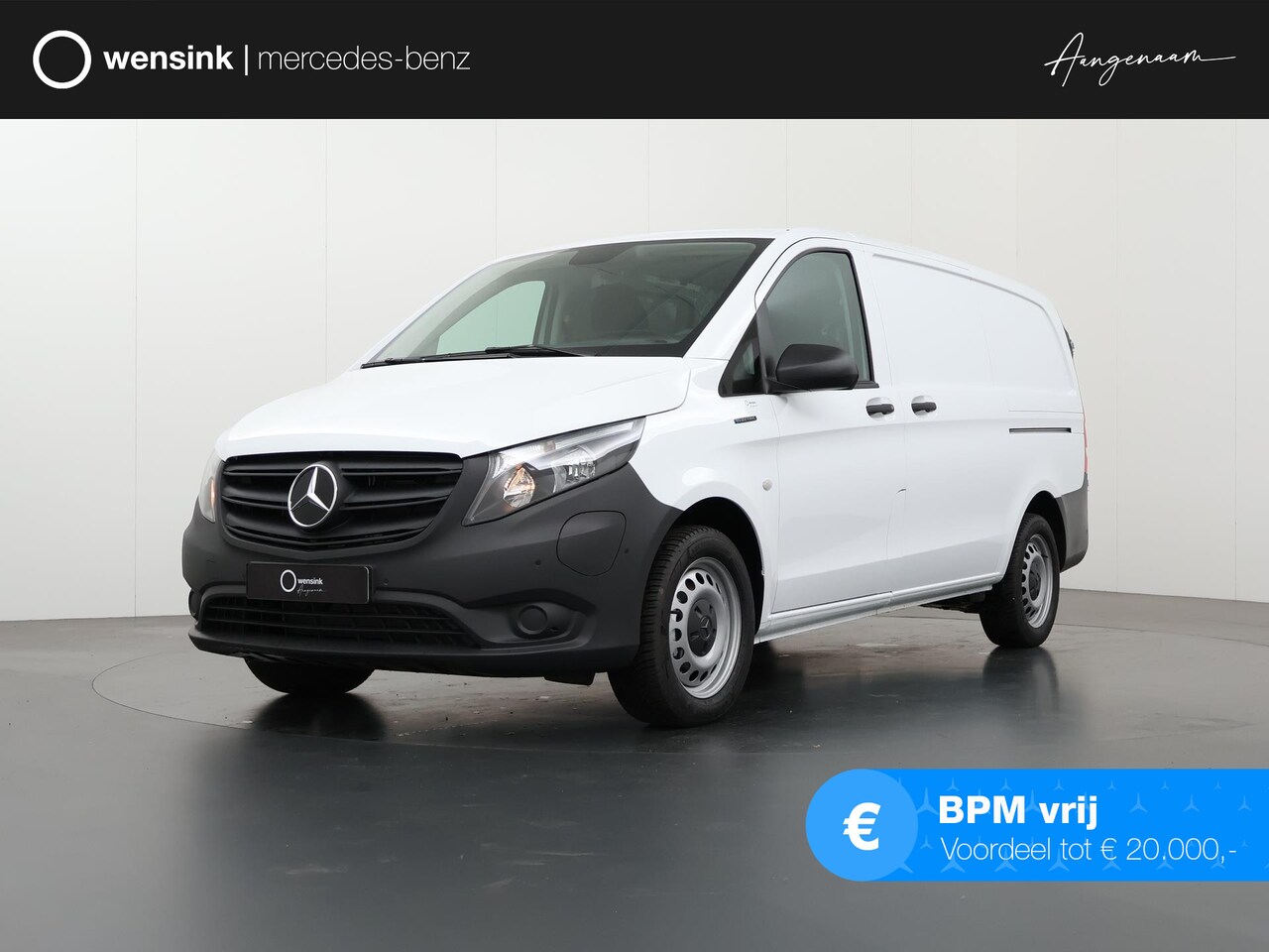 Mercedes-Benz Bestelwagen - eVito 66 kWh L2 | Navigatie | Cruise Control | Bluetooth | Lederen Stuurwiel - AutoWereld.nl