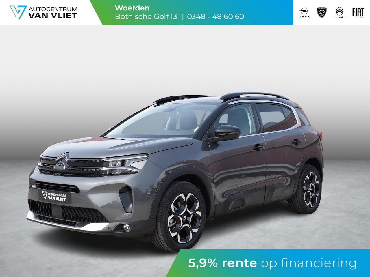 Citroën C5 Aircross - 1.2 Hybrid 136 Max SCHUIFDAK | ELEKTRISCHE ACHTERKLEP | ELEKTRISCHE STOEL | ACHTERUITRIJCA - AutoWereld.nl