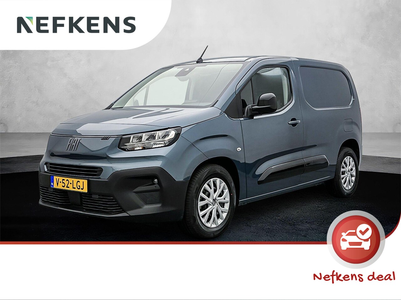 Fiat E-Doblo - EV L1 50 kWh 136PK | Navigatie | Rondomzicht Camera | Parkeersensoren Achter | Lederen Stu - AutoWereld.nl