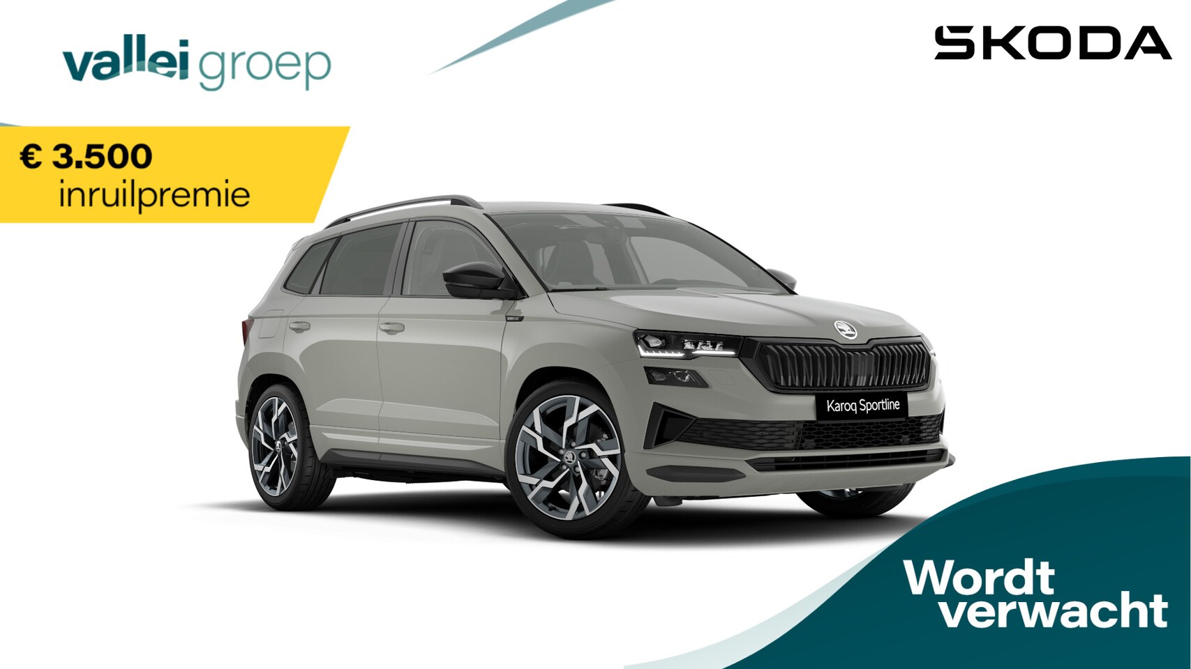 Skoda Karoq - Sportline Business 1.5 TSI 110 kW / 150 PK SUV 7 v Navigatie | Trekhaal | LED Matrix | Pan - AutoWereld.nl